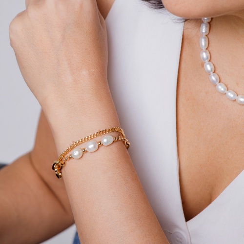 Браслет Fiore Luna Pearle Togl, CL4515 G фото 4