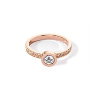 Кольцо Coeur de Lion Crystal-Rose gold 16.5 мм, 0228/40-1822 52