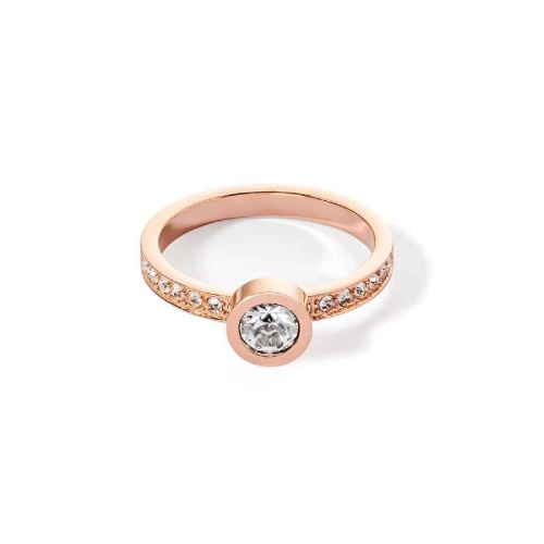 Кольцо Coeur de Lion Crystal-Rose gold 16.5 мм, 0228/40-1822 52