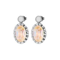 Серьги Qudo TIVOLA UNICA big (S/P) Ivory cream delite 2,65cm, 332201