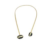 Колье Katerina Vassou, Exoplanet, гривна, со вставками из листового золота, KV25.2-404651GBLACK черный