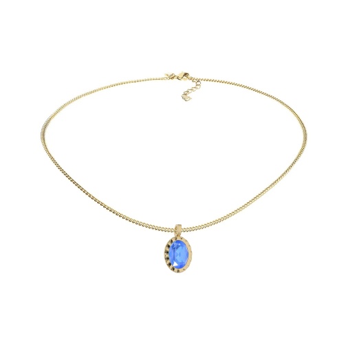 Колье Qudo TIVOLA UNICA big (G/P) Royal blue delite 3cm, 420684 фото 6