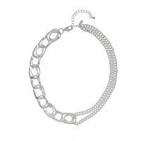 Колье Dansk Copenhagen, Anastazia, с объемными звеньями, DNSK26.1-9C2601039 серебристый