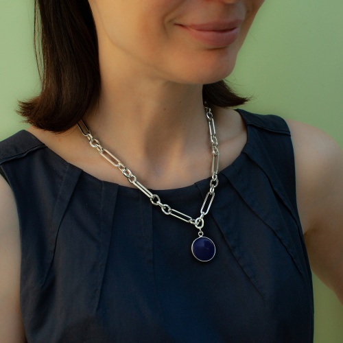 Колье Fiore Luna NATURAL LAPIS, LN5151 BL/S фото 4