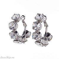 Серьги Moon Paris, Ringo Queen, с кристаллами, MRQ-23.12-094 хрустальный