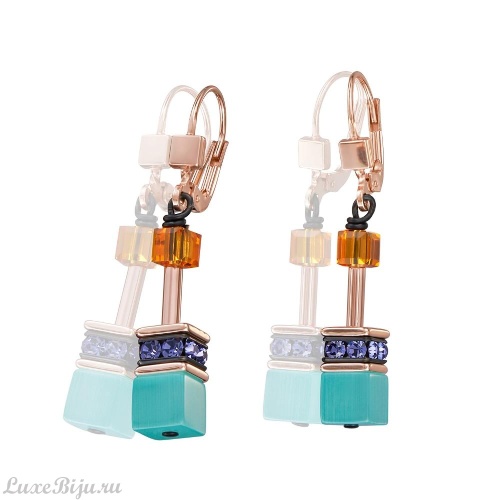 Серьги Coeur de Lion Multicolor Couture 2838/20-1575 фото 2