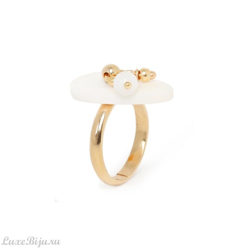 Кольцо Nature Bijoux, Ivory, разъемное,кость,перламутр жемчужный, NB22.1-19-24366 белый фото 2