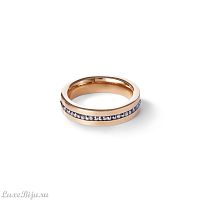 Кольцо Coeur de Lion Anthracite-Rosegold 0226/40-1223 52