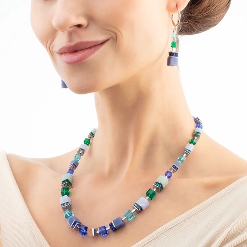 Серьги Coeur de Lion Blue-Green, 3039/21-0705 фото 9