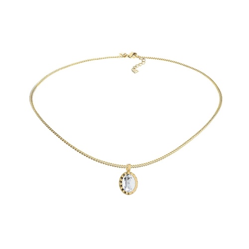 Колье Qudo TIVOLA UNICA big (G/P) Crystal 3cm, 420501 фото 6