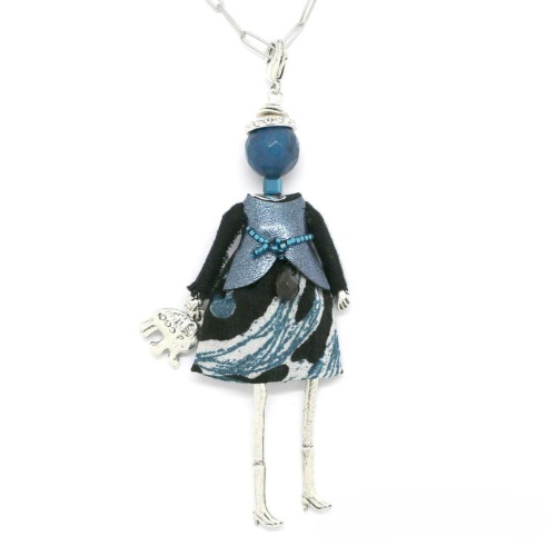 Подвеска Miamelie, кукла Мадлен, MiA-2604-CL8895 серебристый фото 4