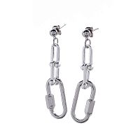 Серьги Moon Paris, Ringo, "Новый стиль", MR-22.04-123 серебристый