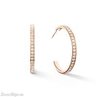 Пусеты Coeur de Lion Crystal-Rose gold, 0128/21-1822