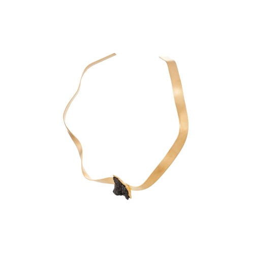 Колье Katerina Vassou, Chantal, гривна с друзой агата, KV26.1-275651G черный фото 3