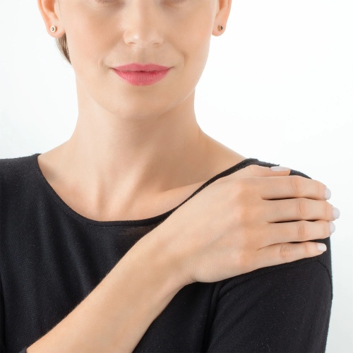 Пусеты Coeur de Lion Black-Gold, 0227/21-1316 фото 5