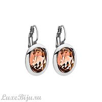 Серьги Qudo Tivola Light peach 303027 BR/S
