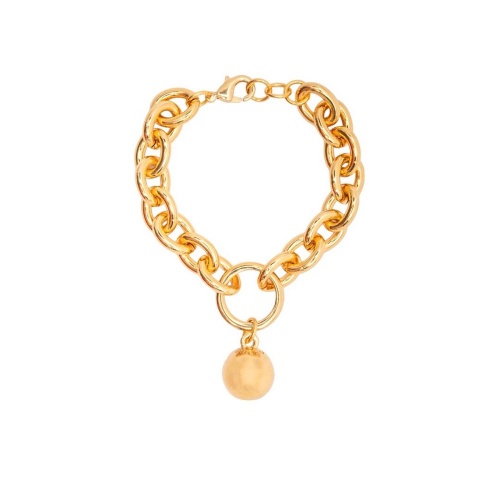 Браслет Tucco, Simplicity, с подвесной бусиной, TC-TMPU56 золотистый