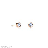 Пусеты Coeur de Lion Crystal Blue, 0228/21-0720