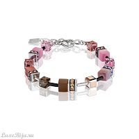 Браслет Coeur de Lion Brown-Rose 2838/30-1119