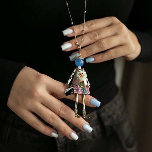 Подвеска Miamelie, кукла Линда, MiA-2602-CL8142 золотистый фото 4