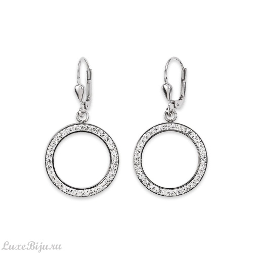 Серьги Coeur de Lion Silver-Crystal 4957/20-1718