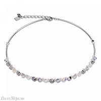 Колье Coeur de Lion Crystal-Silver 4872/10-1817