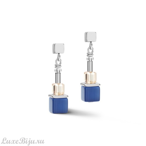 Серьги Coeur de Lion Blue-Brown-Olive 5020/21-0750 фото 3