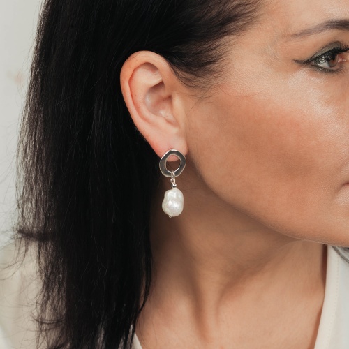 Серьги Fiore Luna PEARL, ACE22410-02 фото 4