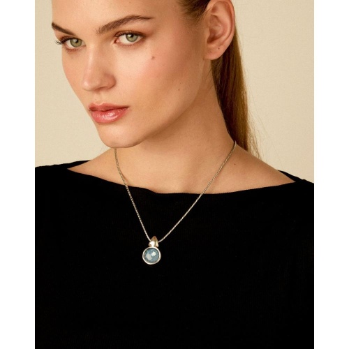 Колье VIDDA, Fire, с кристаллом Swarovski, VD26.1-02327 голубой, 45см фото 2