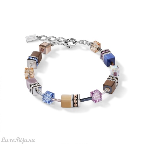 Браслет Coeur de Lion Blue-Brown-Lilac 2839/30-0740