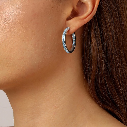 Серьги Dyrberg Kern JUSTINA SS LIGHT BLUE, 420135 BL/S фото 2