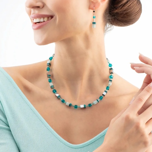 Колье Coeur de Lion Dark Green-Silver, 4010/10-0548 фото 4