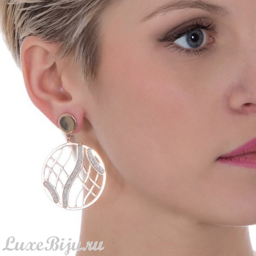 Серьги Boccadamo XOR124 BW/S фото 2