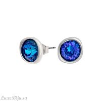 Пусеты Fiore Luna Royal Blue Delite A1909.23 BL/S