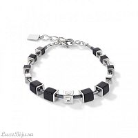 Браслет Coeur de Lion Black-Silver 5050/30-1317