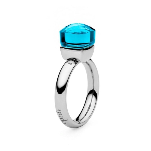 Кольцо Qudo Firenze dark aquamarine 16.5 мм 610896/16.5 BL/S фото 2