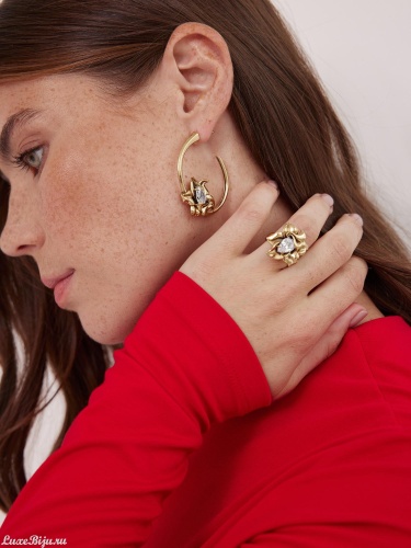 Серьги Fiore di Firenze OR9312 CRY RING фото 2