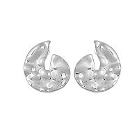 Серьги Moon Paris, фактурные, Mo-Y25.02-001 серебристый