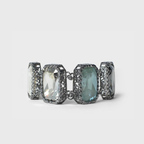 Браслет Katerina Vassou, Balustrade, с кристаллами, KV24.2-401490B серебристый