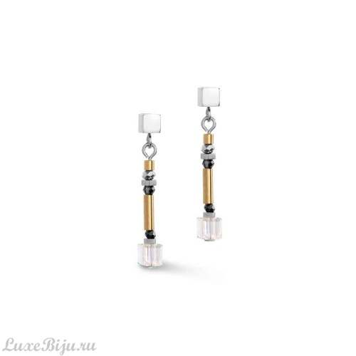 Пусеты Coeur de Lion Grey-Gold, 5027/21-1216