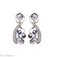 Серьги Boccadamo XOR131 BW/S/BL