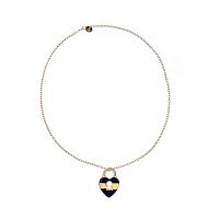 Колье Francesca Bianchi, с эмалью, FB25.2-61S черный