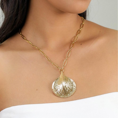 Колье ORI TAO, Petales, с лепестком, OT24.1-15-31712 золотистый фото 3