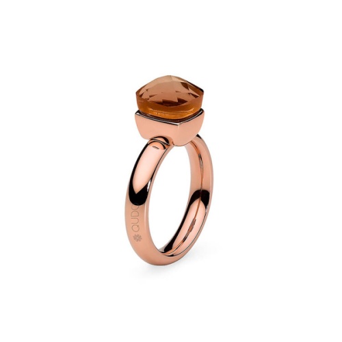 Кольцо Qudo Firenze smoked topaz 18.5 мм, 610767 BR/RG фото 2