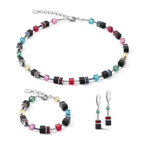 Колье Coeur de Lion Onyx Multicolour Pop Art, *4018/10-1581 фото 4