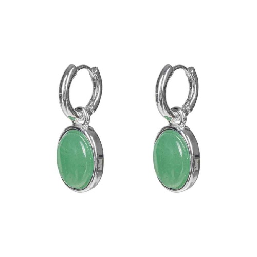 Серьги Fiore Luna GREEN AVENTURINE, LE1204 G/S