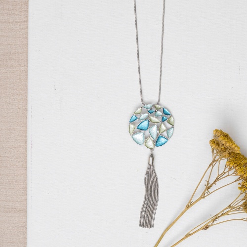 Колье Shadore Мозаика, BXL3789.20 BL/S фото 2