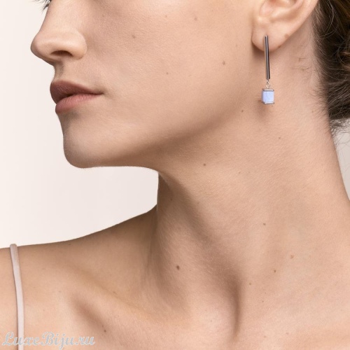 Серьги Coeur de Lion Blue-Beige 5059/21-0710 фото 3