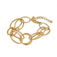 Браслет Dansk Copenhagen, Tempeste, с подвесками разных форм, DNSK25.2-7C2507004 золотистый