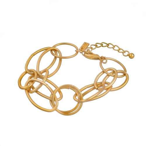 Браслет Dansk Copenhagen, Tempeste, с подвесками разных форм, DNSK26.1-7C2507004 золотистый